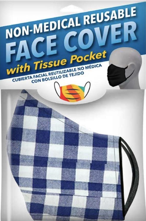 Non-Medical Grade Cloth Reusable Face Masks